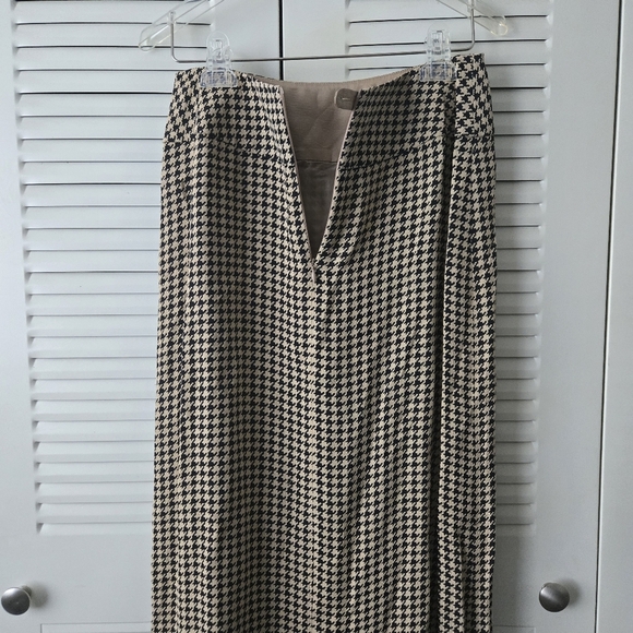 Vintage Emporio Armani Hounds tooth Skirt Made On Italy Size 42eu #073 - Picture 6 of 10